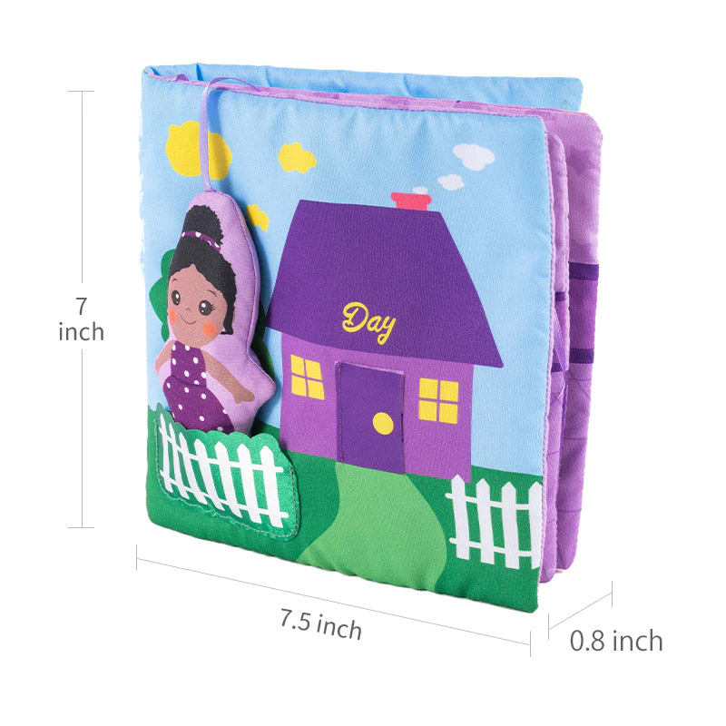 Personalized Activity Interactive Sound Cloth Baby Books Developmental Toy Gift
