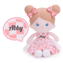 Load image into Gallery viewer, OUOZZZ OUOZZZ Personalized Doll + Backpack Bundle Blue Eyes Doll / Only Doll