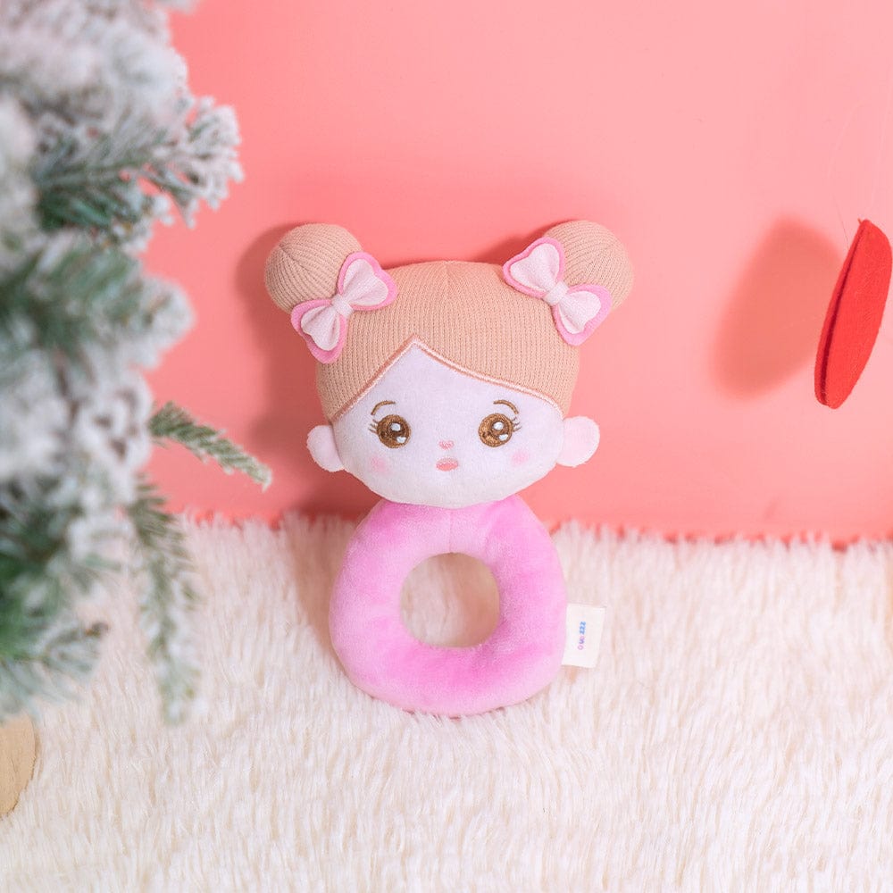 OUOZZZ Soft Baby Rattle Plush Toy
