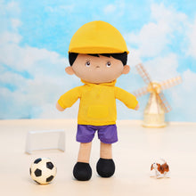 Load image into Gallery viewer, Personalized Brown Skin Tone Plush Boy Doll