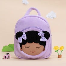 Load image into Gallery viewer, Personalized Deep Skin Tone Pink Dora Backpack