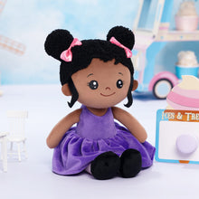 Load image into Gallery viewer, Personalized Deep Skin Tone Dancer Plush Girl Doll