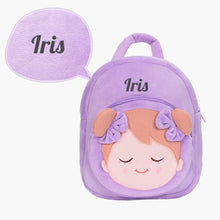 Load image into Gallery viewer, OUOZZZ Personalized Purple Backpack Purple Backpack