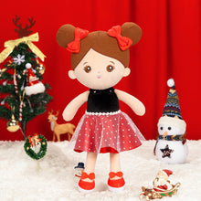 Load image into Gallery viewer, OUOZZZ Christmas Sale - Personalized Doll Baby Gift Set Deep Red Dress Doll