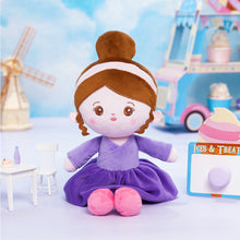 Load image into Gallery viewer, Personalized Purple Dancer Plush Girl Doll