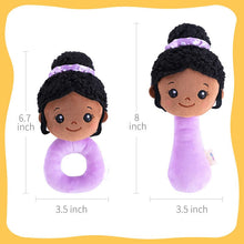 Load image into Gallery viewer, iFrodoll iFrodoll Deep Skin Plush Nevaeh Chewable Rattle 2-Piece Rattle Set