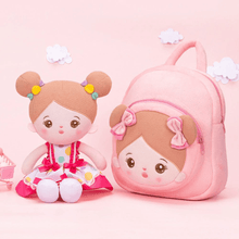 Load image into Gallery viewer, OUOZZZ OUOZZZ Personalized Doll + Backpack Bundle Colored Dots🍨 / With Backpack