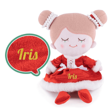Load image into Gallery viewer, Personalizedoll Personalized Girl Doll + Optional Backpack Iris Red Doll / Only Doll