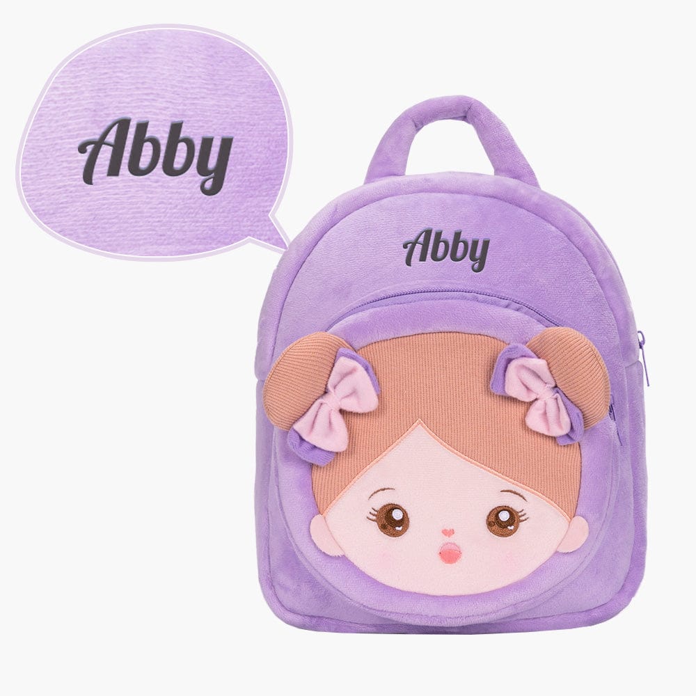 OUOZZZ Personalized Sweet Girl Purple Backpack Only Backpack