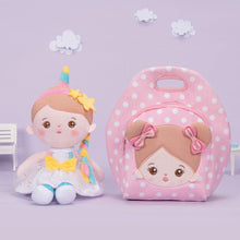 Load image into Gallery viewer, OUOZZZ Personalized Unicorn Sagittarius Plush Doll With Lunch Bag🍱