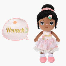 Load image into Gallery viewer, OUOZZZ Personalized Deep Skin Tone Plush Strawberry Doll Only Doll