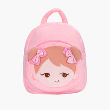Load image into Gallery viewer, OUOZZZ Personalized Playful Girl Pink Plush Backpack