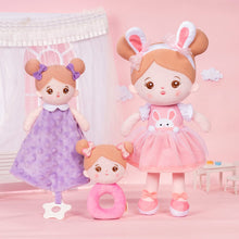 Load image into Gallery viewer, OUOZZZ Personalized Little Bunny Doll With Rattle &amp; Towel🔔