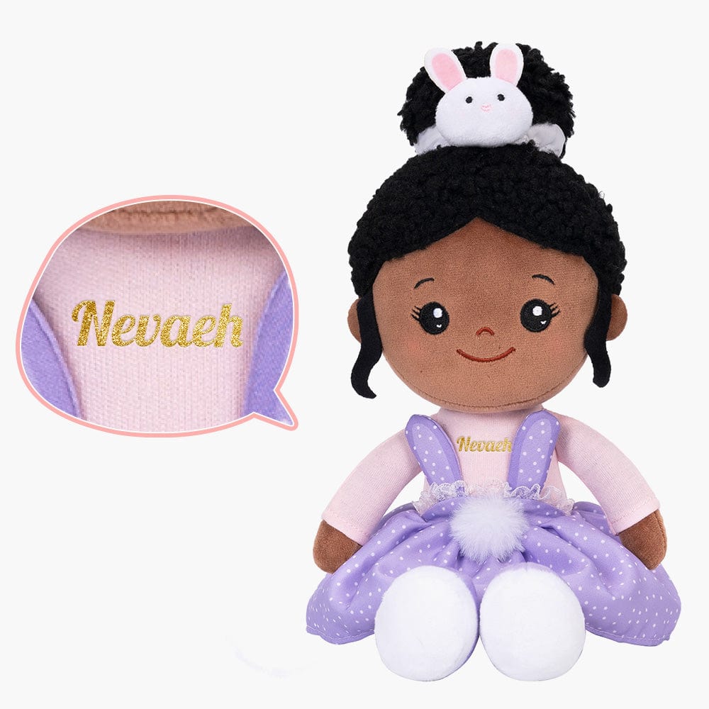 OUOZZZ Easter Sale Personalized Rabbit Girl Plush Doll Nevaeh Bunny Doll