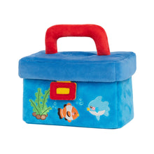 Load image into Gallery viewer, Personalized Baby&#39;s First Fishing Tackle Box Plush Playset Sound Toy Gift Set