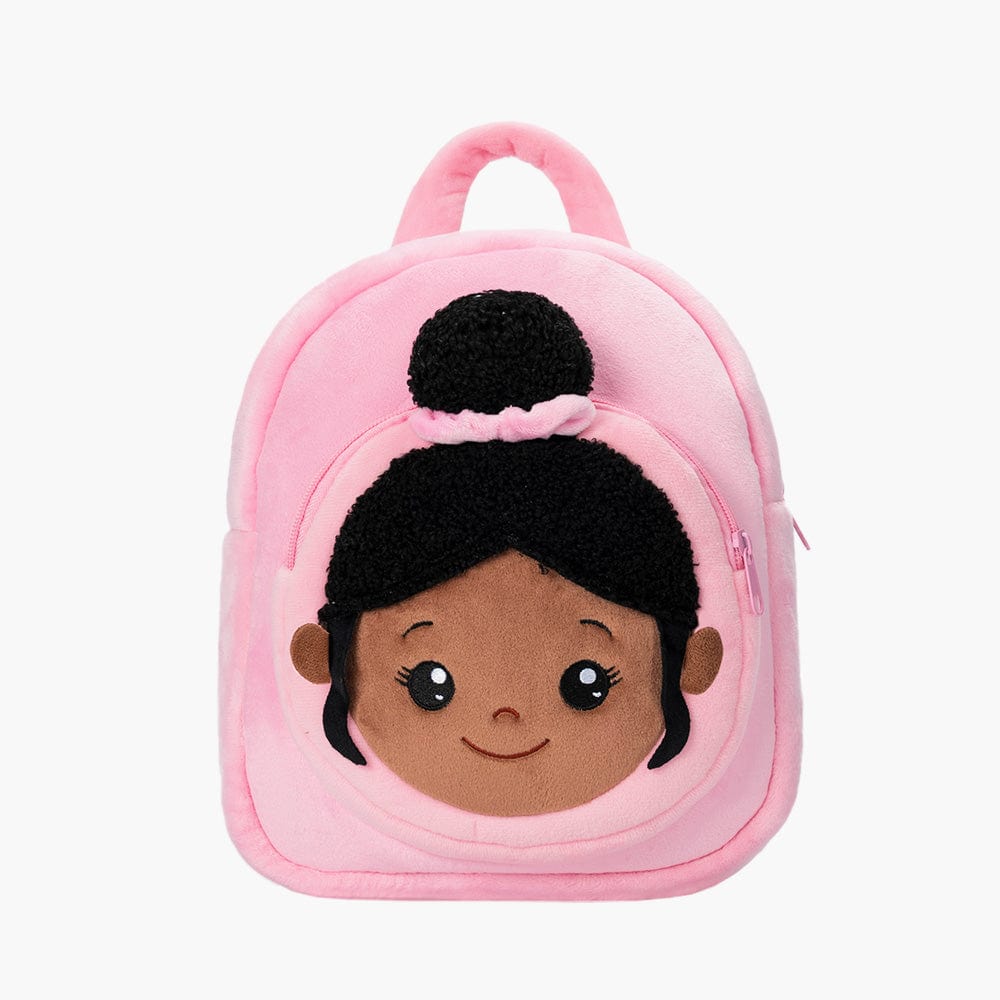 OUOZZZ Personalized Deep Skin Tone Pink Nevaeh Backpack Pink