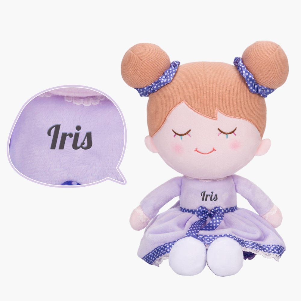 OUOZZZ Personalized Light Purple Doll Only Doll