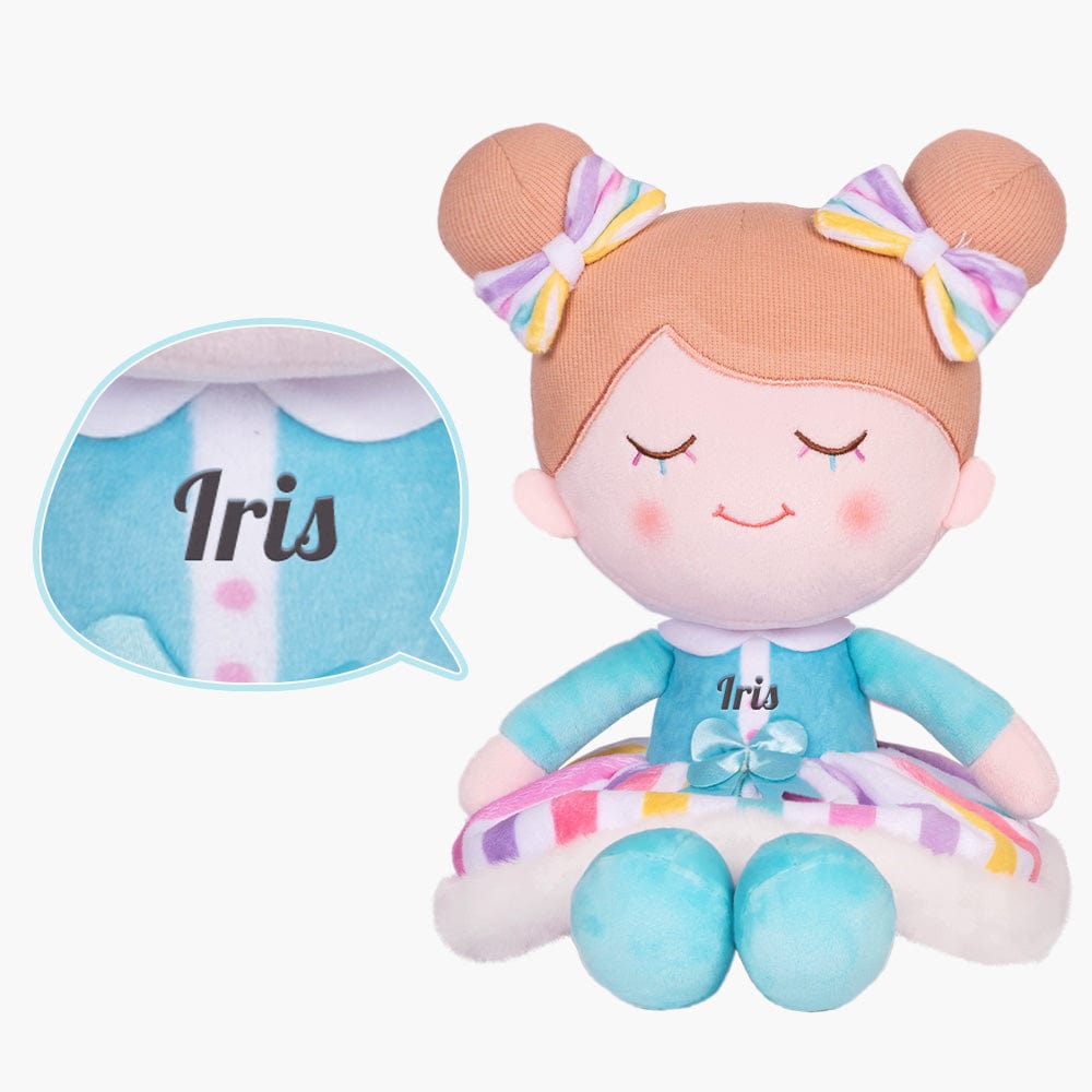 OUOZZZ Personalized Rainbow Doll Only Doll
