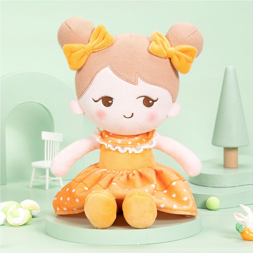 OUOZZZ Personalized Playful Orange Doll