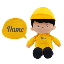 Load image into Gallery viewer, Personalized Brown Skin Tone Plush Boy Doll