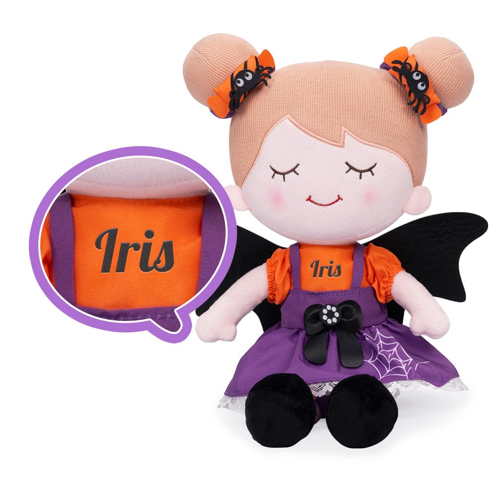 OUOZZZ Halloween Gift Personalized Little Witch Plush Cute Doll Halloween Girl Doll