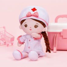 Load image into Gallery viewer, OUOZZZ Personalized Nurse Plush Baby Girl Doll Only Doll