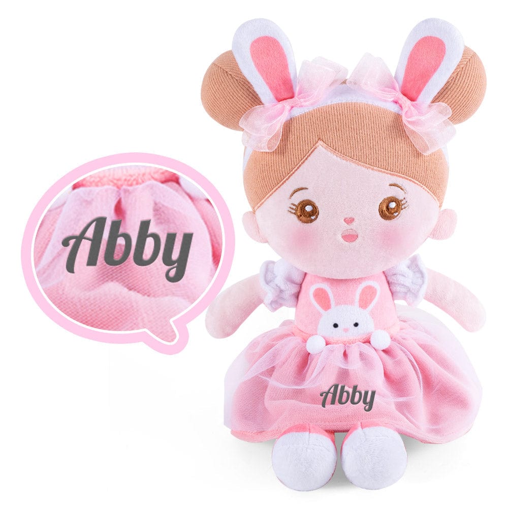 OUOZZZ Personalized Abby Sweet Girl Plush Doll - 8 Color