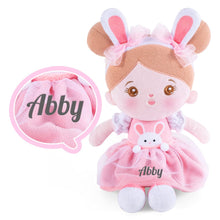 Load image into Gallery viewer, OUOZZZ Personalized Abby Sweet Girl Plush Doll - 8 Color