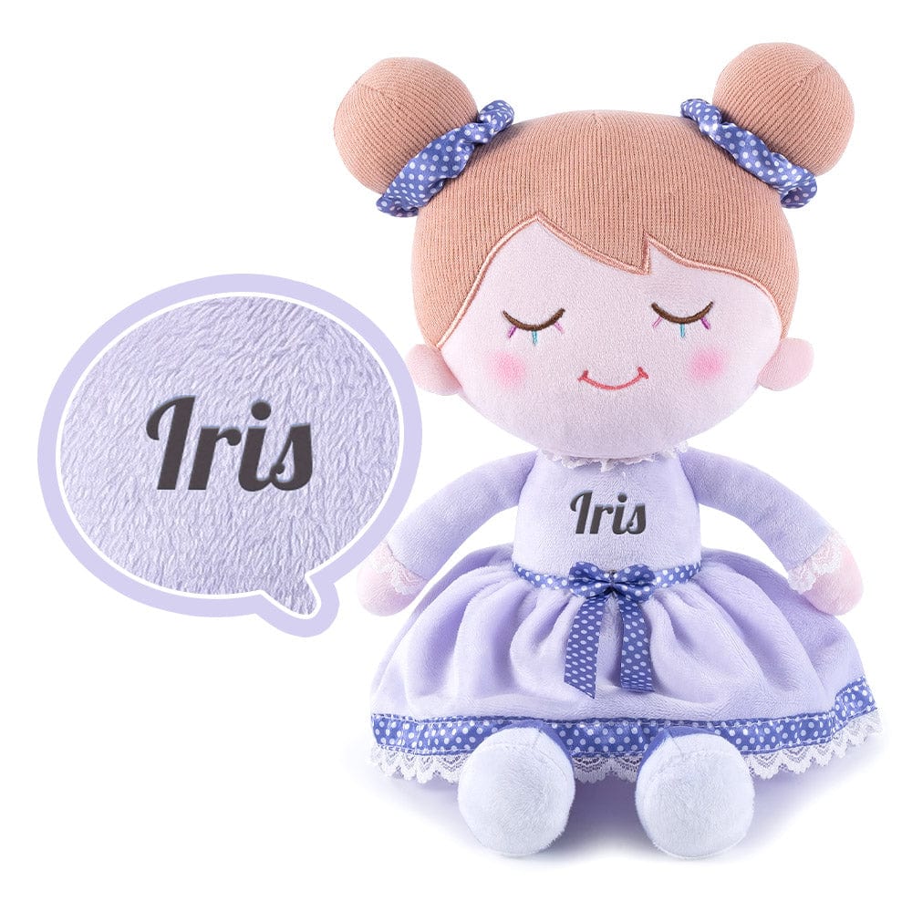 OUOZZZ OUOZZZ Personalized Doll + Backpack Bundle Light Purple Iris💜 / Only Doll