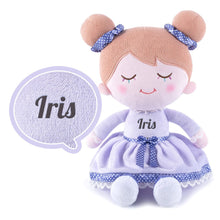Load image into Gallery viewer, OUOZZZ OUOZZZ Personalized Doll + Backpack Bundle Light Purple Iris💜 / Only Doll