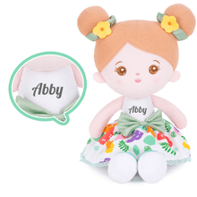 Load image into Gallery viewer, OUOZZZ Featured Gift - Personalized Doll + Backpack Bundle Green Floral🌿 / Only Doll